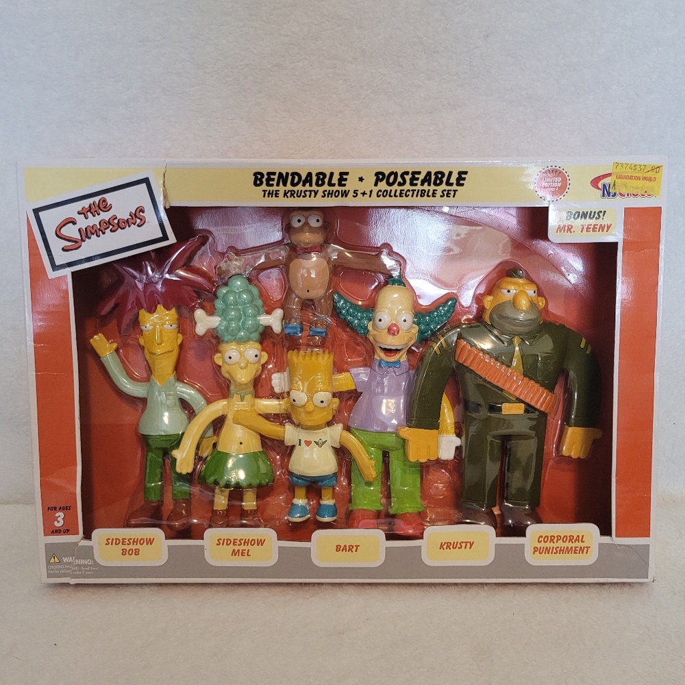 Bendable Poseable Action Figure Set - Multicolor